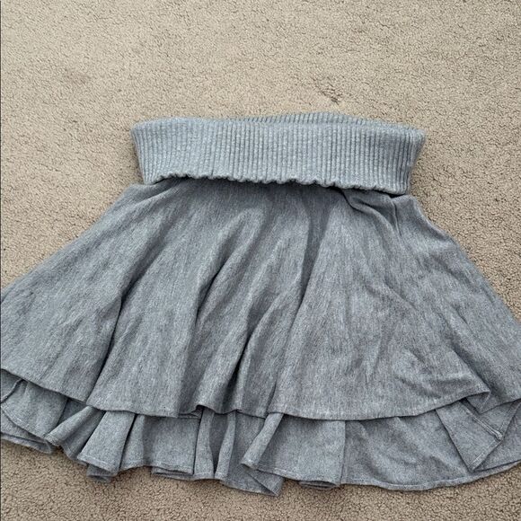 NWT Frankie’s bikinis grey small skirt - Picture 1 of 3